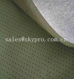 Polyester Knitted Fabric Rubber Sheet Perforated Neoprene SBR Sheet With Looped Fabric