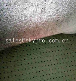 Polyester Knitted Fabric Rubber Sheet Perforated Neoprene SBR Sheet With Looped Fabric