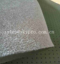 Polyester Knitted Fabric Rubber Sheet Perforated Neoprene SBR Sheet With Looped Fabric