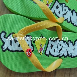 Summer Flip Flops Customized Sublimation EVA / Rubber Sandals Cool Slippers