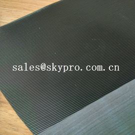 Black High Tensile Rubber Soling Sheets W Wave Pattern Natural Gum Rubber Sheet For Shoe Sole Material