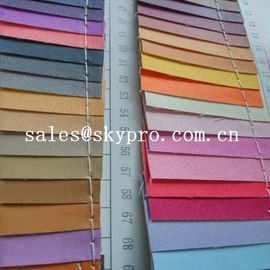 Smooth PU Synthetic Leather / PVC Synthetic Leather Material For Making Bags