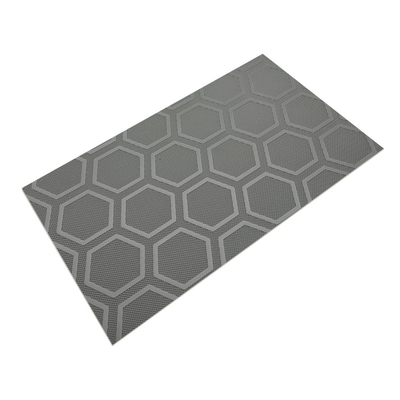 2 Ply non-slip wear-resistant hexagon six-bar pattern pvc conveyor belt