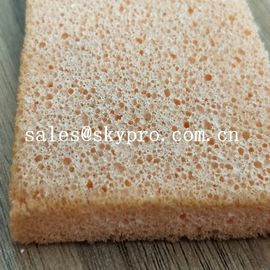 Soft Flexible Close Surface Silicone Sponge Sheet , High Density Silicone Rubber Foam