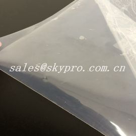 Soft Transparent Clear Silicone Rubber Sheet Roll , FDA Die Cut Silicone Roll