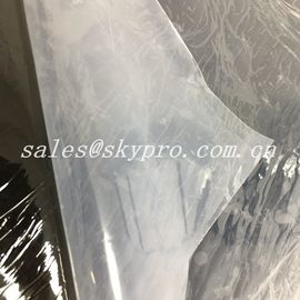 Soft Transparent Clear Silicone Rubber Sheet Roll , FDA Die Cut Silicone Roll