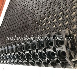 Residential  Interlocking Perforated Kitchen Floor Rubber Mats Anti Skid Shock Proof