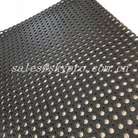 Waterproof Holes Hollow Interlock Rubber Kitchen Floor Mats 3/8”Or 5/8”