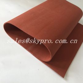 Red / Transparent Soft Flexible Silicone Rubber Foam Sheet Thickness 0.1-30mm