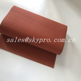 Textured Soft Silicone Sponge Rubber Sheet , Density 0.4~0.9 G/Cm3