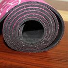 Natural Rubber Suede Circle Yoga Mat Microfiber Surface For Fitness