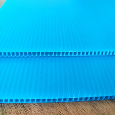 UV Stabilized Fire Retardant Anti Static Plastic Hollow Sheet and PP Corrugated Twin Plastic Sheet