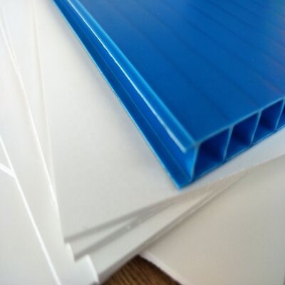 UV Stabilized Fire Retardant Anti Static Plastic Hollow Sheet and PP Corrugated Twin Plastic Sheet