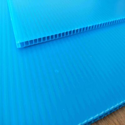 UV-proof Recyclable Waterproof Plastic Sheet Corrugated PP Sheet for Industrial Packaging