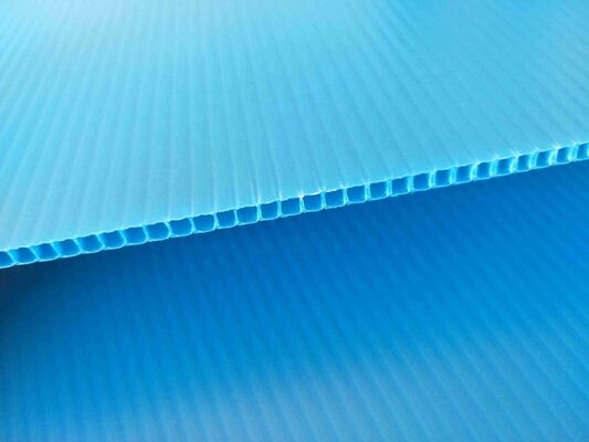 UV-proof Recyclable Waterproof Plastic Sheet Corrugated PP Sheet for Industrial Packaging