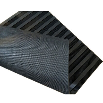 Custom-Made Wide Narrow Striped Anti-Slip Rubber Sheet Wear-Resistant Shock-Absorbing Industrial Insulation Rubber Mat Cutting