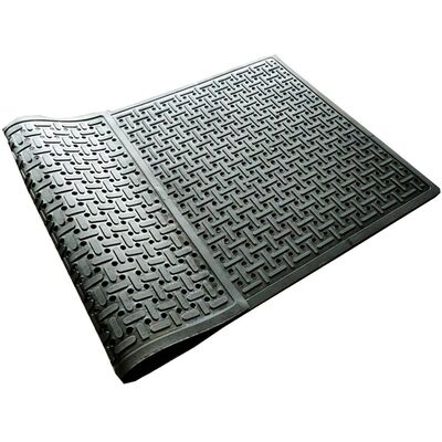 Wet Area Anti slip Drainage Hole Rubber Flooring Mat for Industrial Kitchen Workshop