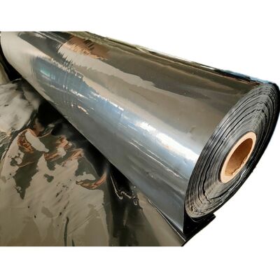 6 Mil Roll of Black Low Density Polyethylene Plastic Construction Film Black Sheet