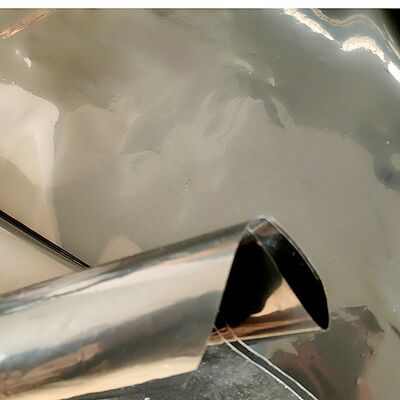 6 Mil Roll of Black Low Density Polyethylene Plastic Construction Film Black Sheet