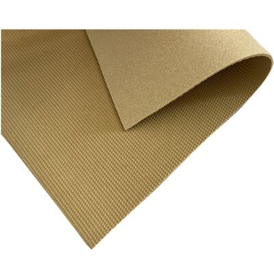 Natural NR Rubber Sheet 40 Shore Gum Rubber Anti Abrasion Tear Resist Tan Color