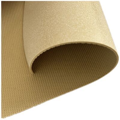 Natural NR Rubber Sheet 40 Shore Gum Rubber Anti Abrasion Tear Resist Tan Color