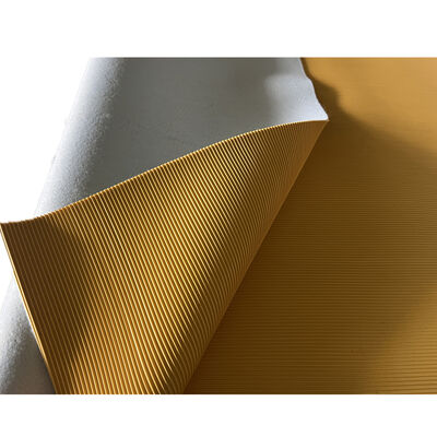 Fine Ribbed Surface Anti Slip Natural Gum Rubber Sheet for Sole
