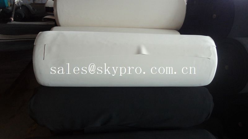 Latex foam rubber sheet roll , Durable thick 2mm - 10mm rubber sheet