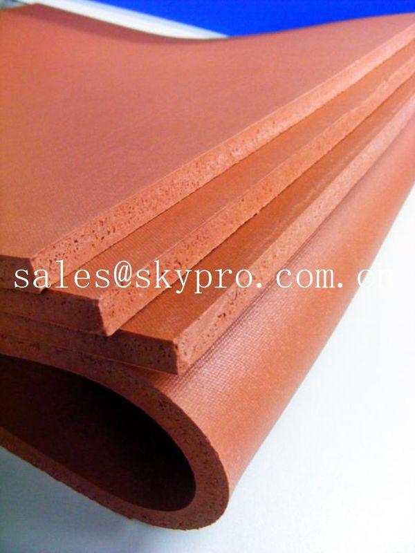 Surface smooth / shark skin / embossed Neoprene Rubber Sheet , Silicone foam rubber sheet