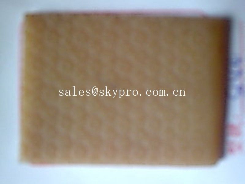 Anti-slip Durable Natural rubber shoe sole sheet pebble textured bottom side
