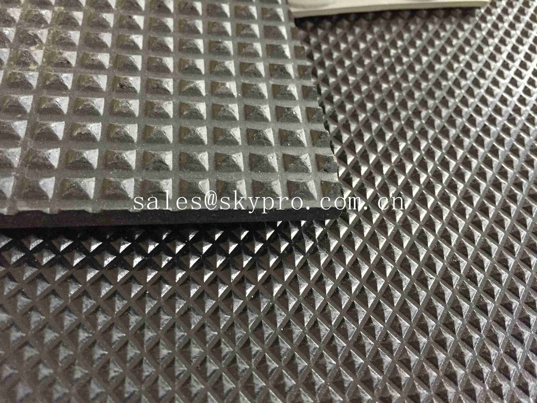 Car Mat Black Color Rubber Sheet Roll , Rubber Mat Roll 3mm X 1.5m X 15m