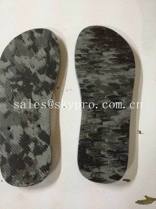Custom Camouflage EVA Foam Sheet , Antiskid Cut Out Beach Flip Flops Soles