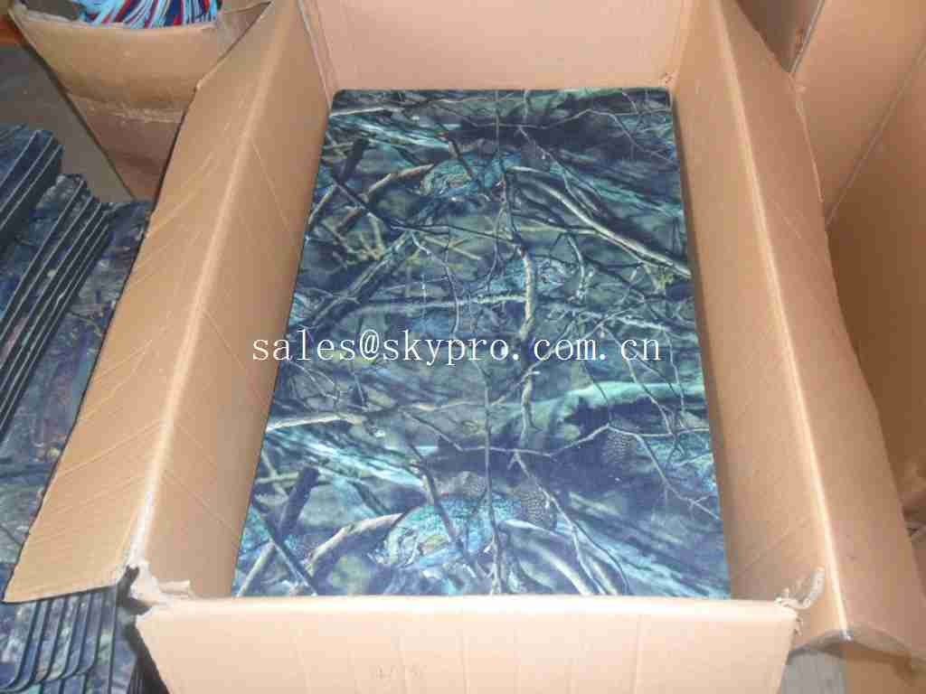 One Side Pattern Flip Flops Soles Custom EVA Foam Sheets Close Cell Material