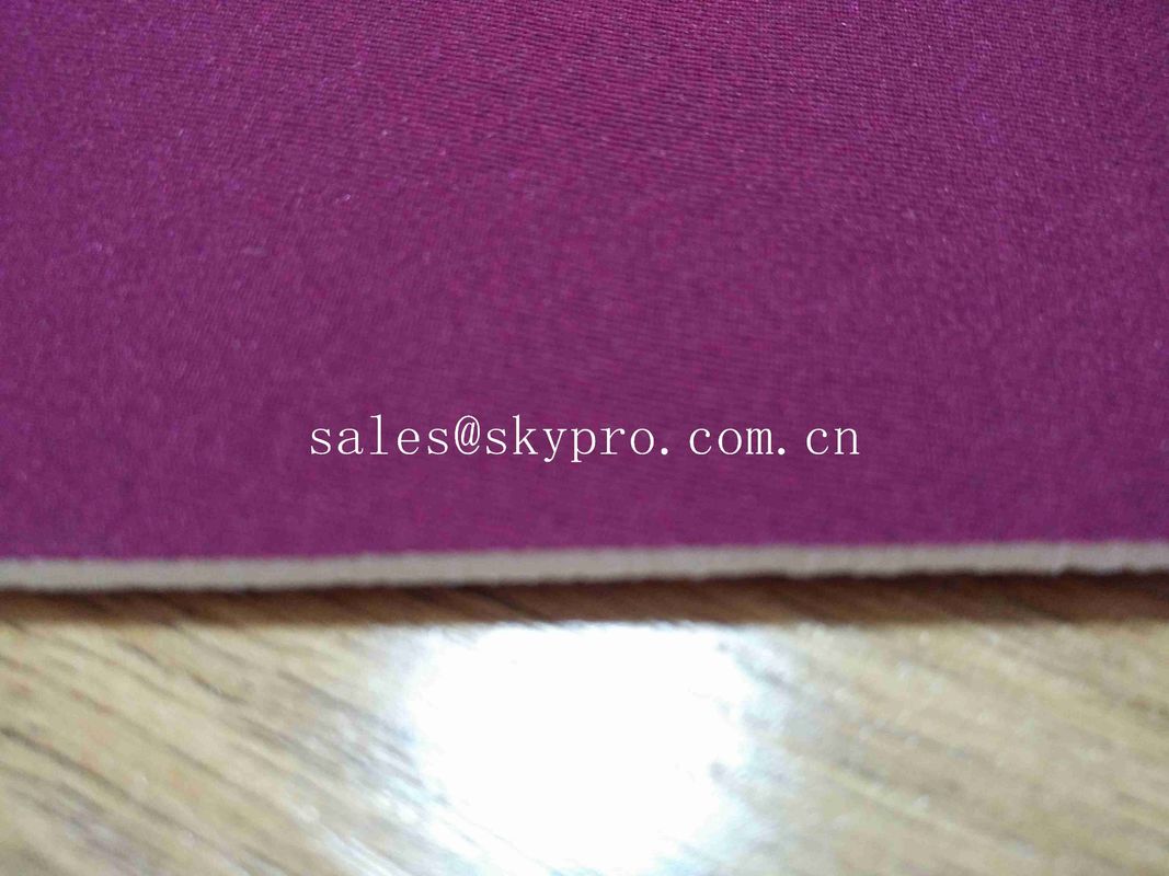 Customized Neoprene Fabric Roll Rubber Sheets with 3 Layers Laminated Neoprene Textured Rubber Material