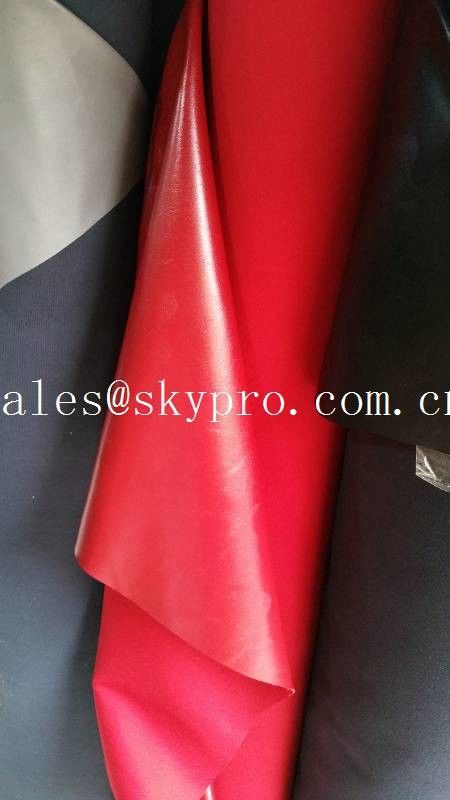 Waterproof HIgh Light Solid Color 100% PU Synthetic Leather Easily Clean Abrasion Resistance Artificial PU Leather
