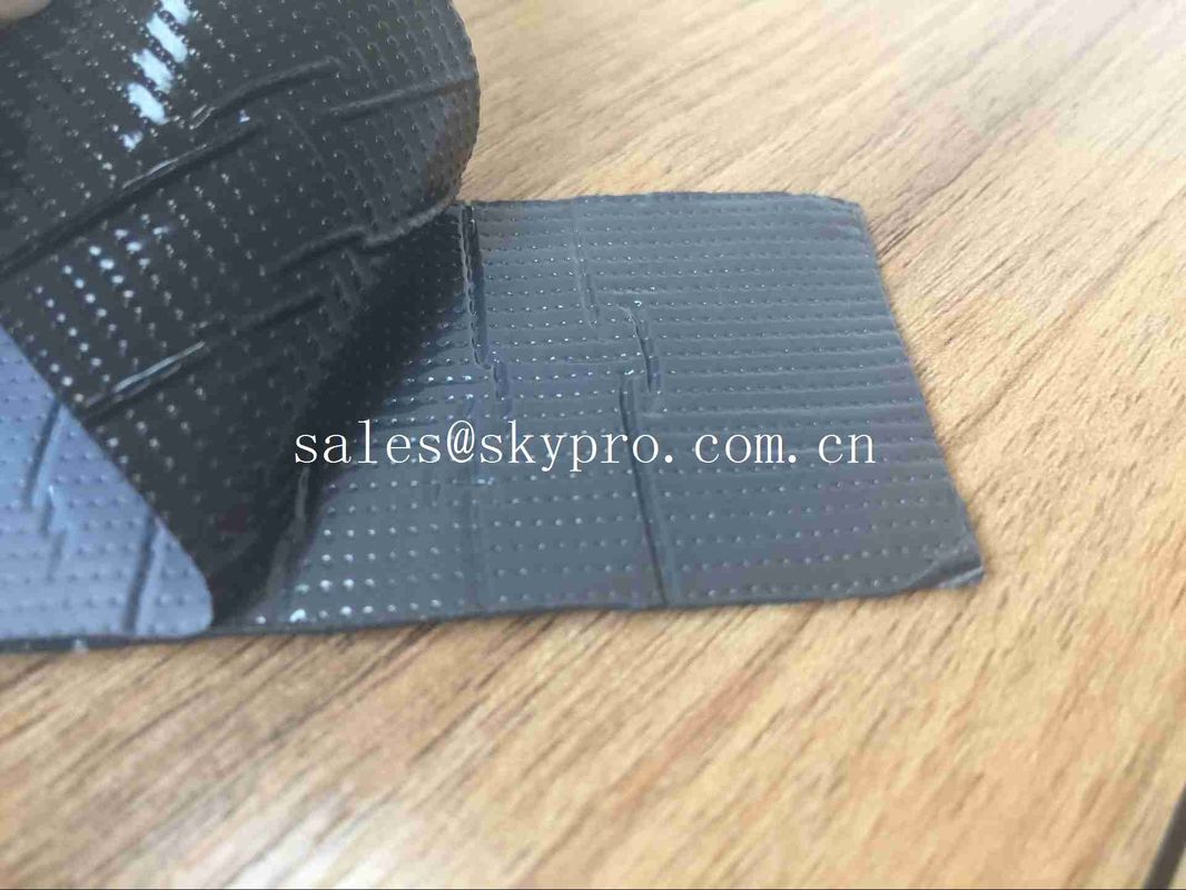Soft Aluminum Multi Functional Molded Rubber Products , Single Side Insulating Butyl Sealant Primary Seal Rubber