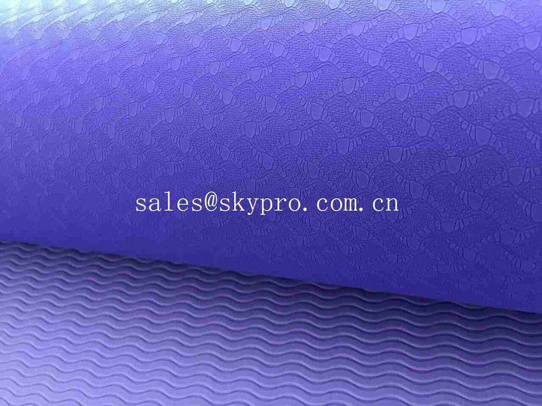 Custom Printing Neoprene Rubber Sheet / Professional Yoga Mat With TPE Foam Material