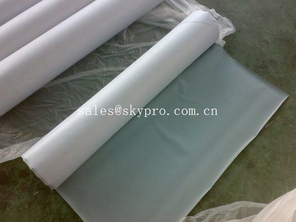 Food Grade Silicone Natural Rubber Sheet Roll Clear Sticky FDA 0.1 - 30mm Thickness
