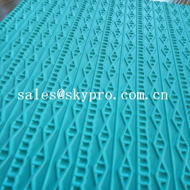 High density rubber sheet for shoe 3D pattern recycle eva shoes sole material