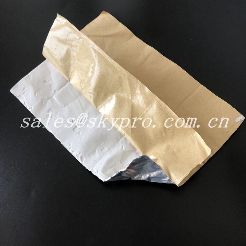Waterproof Self - Adhesive Butyl Rubber Sealing Tape Covered With Aluminum Foil