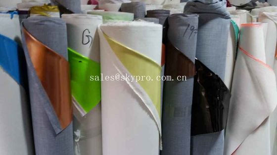 100% PU Synthetic Leather for Sofa Garment Upholstery Leather with Embossed Printing Rexine Leather Faux Leather