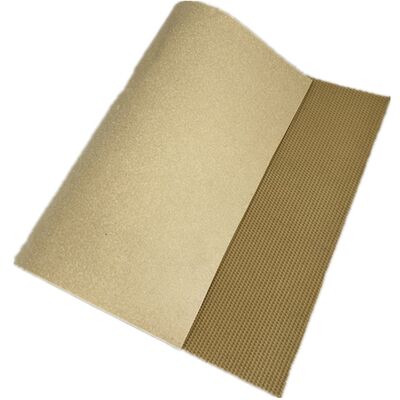 Natural NR Rubber Sheet 40 Shore Gum Rubber Anti Abrasion Tear Resist Tan Color