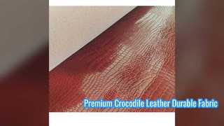 Premium Crocodile Embossed Leather For Bags And Shoes